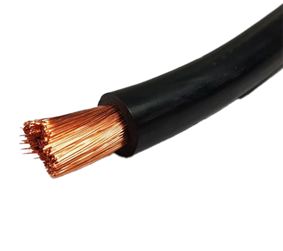 PVC Battery/Welding Cable 120mm² - 888/0.40mm Conductor, 600 Amps (Black, 1 Mtr)