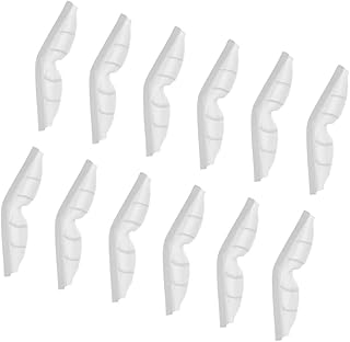 GLEAVI 12Pcs Esponja Anti-Embaciamento Faixa Nasal Tiras De Nariz Almofadas De Nariz Máscara Facial Tira De Proteção Tira De Nariz Máscara Ponte Nasal Tira De Sílica Gel Adesivo De