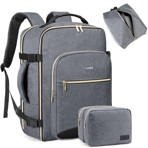 LOVEVOOK Carry On Backpack, 50L Travel Backpack Airline