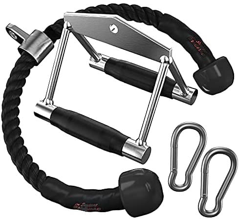 Mount Hood GYM Cable Attachment Handle, Triceps Rope and Rowing Handle with Carabiner Hook (B09RH6RNFQ) Amazon Price History, Amazon Price Tracker
