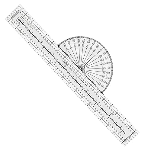 Premier Fixed Plotter for Pilots Transparent Plotter Aviation Tool