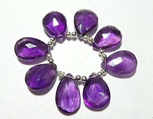 Améthyste naturelle en poire pour vos ateliers de création de bijoux