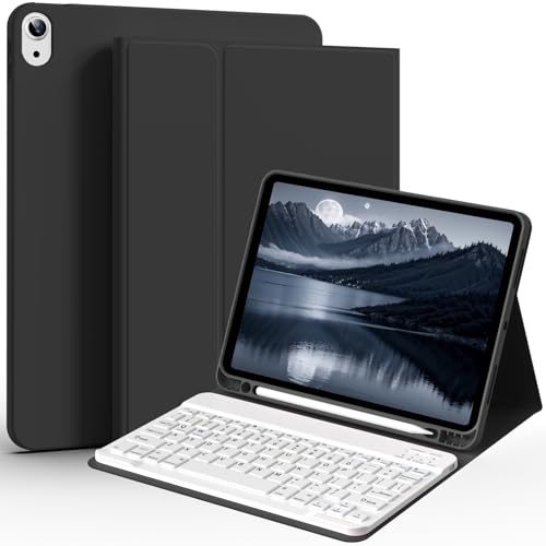 BFGTSJF L[{[hP[X iPad (A16) 11 11C` 2025 iPad 10 10.9C` 2022Np X^htHI O\ Bluetooth L[{[hJo[ yVz_[t - ubN