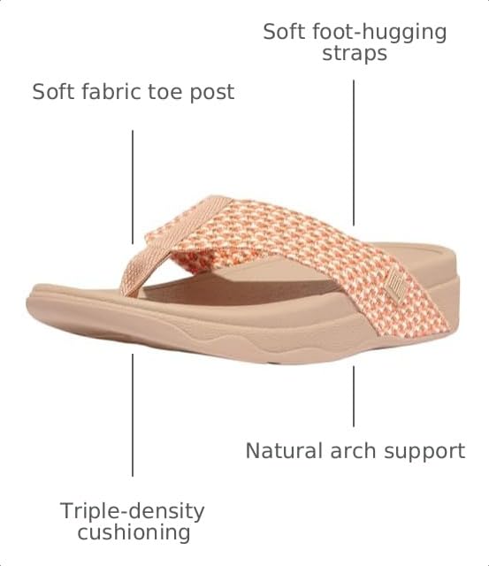 Image of FitFlop Surfa Toe Post Sandals