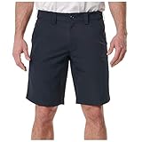 5.11 Tactical Men's Fast-Tac Urban Short, Tough Durable EDC Ripstop Water Resistant Casual Shorts, Cell Phone Pocket, Style 73342, Dark Navy, 38