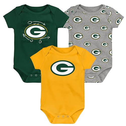 Image of Outerstuff Newborn & Infant NFL Team Starter 3-Pack Bodysuit Set