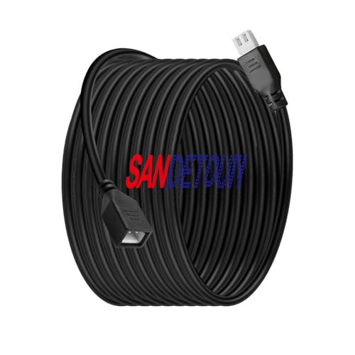 Image of 2 Pcs Parking Sensor Extension Cord Cable - 5.18M (16.99Ft) & 2.16M (7.15Ft) One of Each of These Two Lengths.Suitable for Extended Pickup Trucks and Vans Probe Extension Cable for