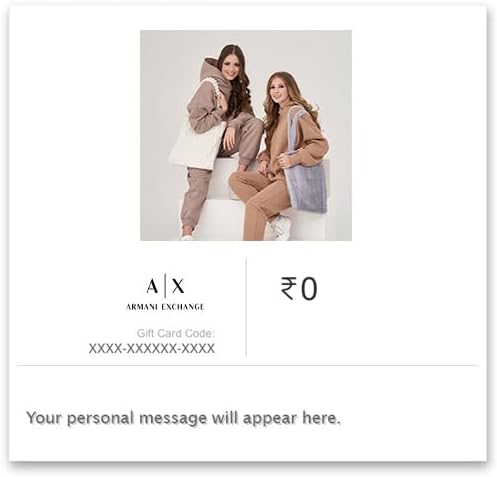 ARMANI EXCHANGE | Flat 10% Off | E-Gift Card | Instant Delivery | Redeemable at Outlet | 6 months validity