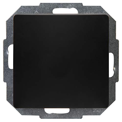Kopp Paris 650750085 - Interruttore A Croce Da Incasso, Colore: Nero Opaco