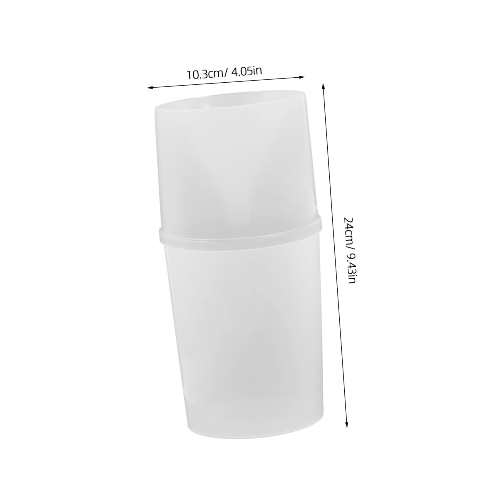 ERINGOGO 1 Set Precise Rain Gauge for Garden Giant Rain Meter Easy to Read Scale