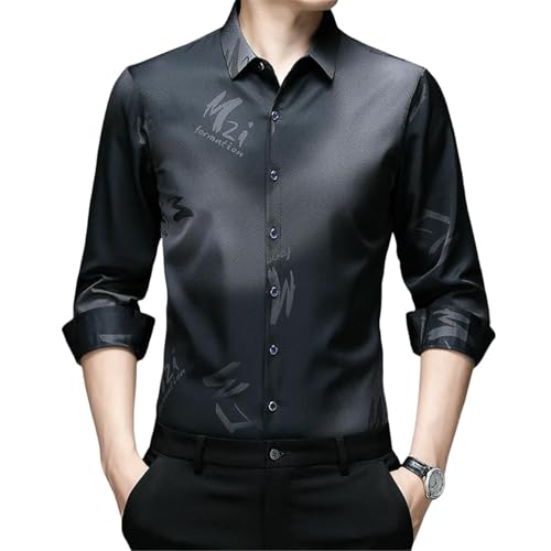 Chemise à manches longues pour homme tendance et décontractée pour l'automne