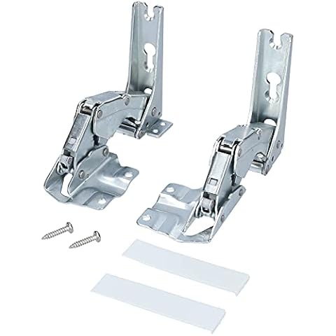 Türscharnier geeignet für Bosch Siemens Miele AEG Neff Gaggenau 00481147 481147, Neff AEG Electrolux 407131425/8 Miele 5546050 Quelle Constructa Balay Gefrierschrank Einbau Kühlschrank Beschlag Cover