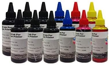 refill24 Kit di ricarica compatibile per cartucce d'inchiostro HP 301, 301 XL nero e a colori, include clip e accessori + 400 ml inchiostro