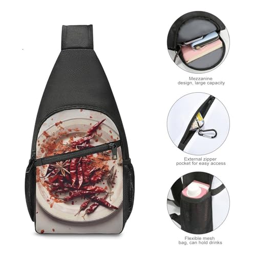 Bolso tipo bandolera pequeño unisex para uso diario miniatura 4