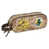 Safta Estuche Doble Jurassic World, Multicolor