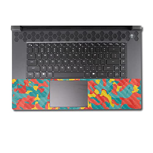 Image of MightySkins Carbon Fiber Skin Compatible with Alienware M17 R5 (2022) Full Wrap Kit - Wild Camouflage | Protective, Durable Textured Carbon Fiber Finish | Easy to Apply | Made in The USA
