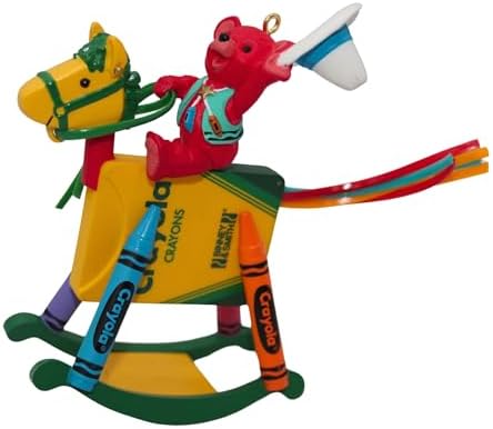 Hallmark Keepsake Ornament Bright Rocking Colors Crayola Crayon 1997 image 3