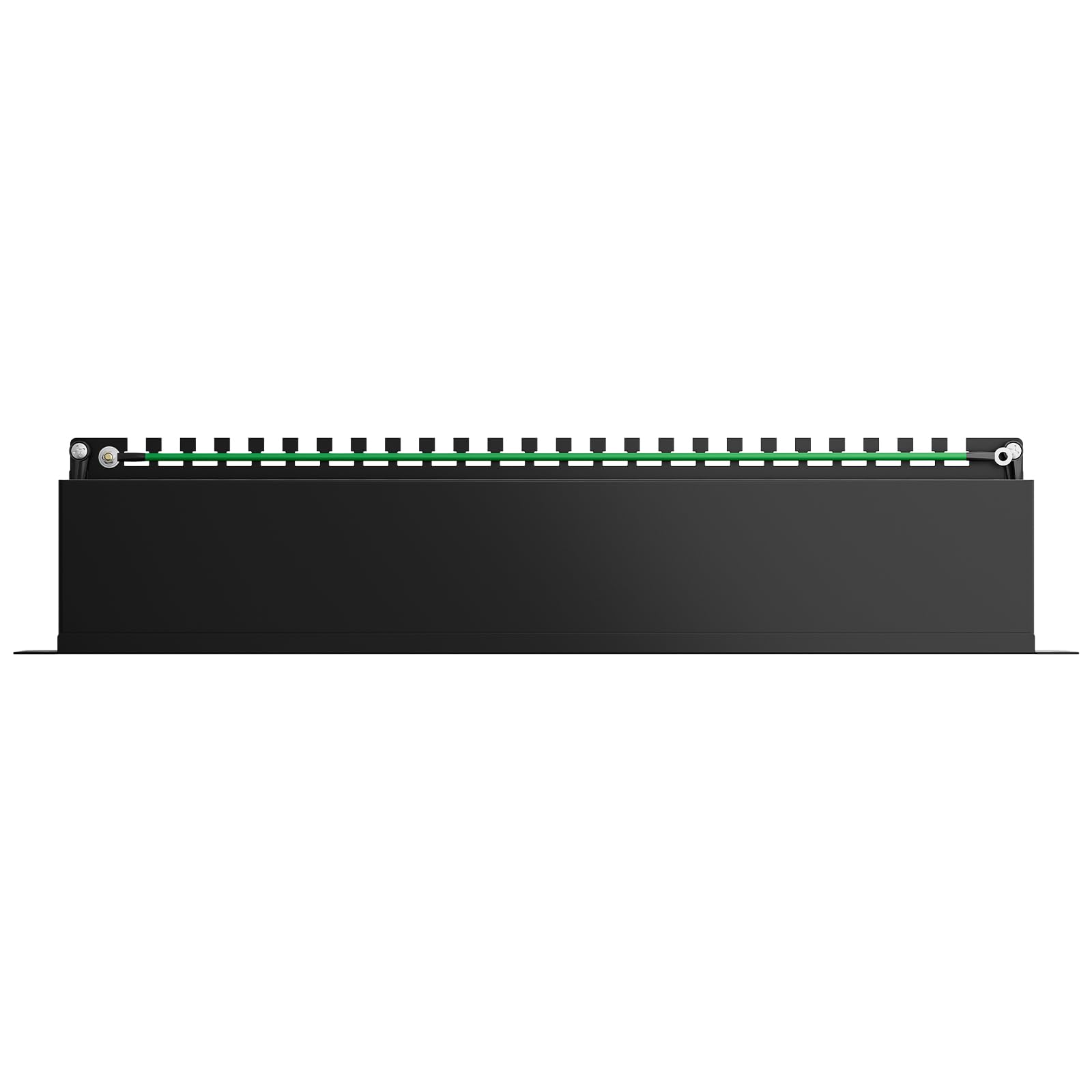 FGB Panel krosowy CAT 7, panel dystrybucyjny, 24 porty, montaż w szafie rack 19 cali, RJ45 ekranowany, ekranowany sieciowy panel krosowy do gigabitowego przełącznika sieciowego