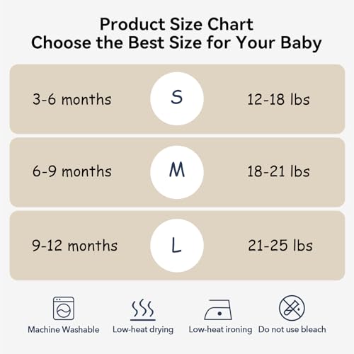 Image of Baby Transition Sleep Sack 9-12 Months 100% Cotton Warm Thick Transition Swaddles for Newborns Infant Long Sleeve Sleep Sack with Feet Baby Wearable Blanket 2-Way Zipper Easy Diaper Changes