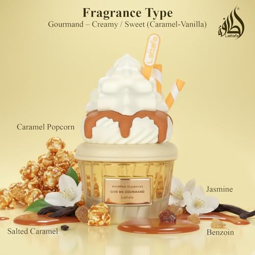 Image of Lattafa Whipped Pleasure Eau de Parfum Give Me Gourmand Collection for Unisex - 75ml