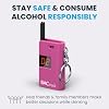 BACtrack Keychain Breathalyzer (Pink) | Ultra-Portable Pocket Keyring Alcohol Tester for Personal Use