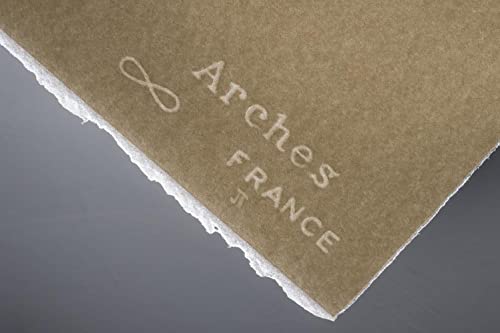 Image of Arches Watercolor Cold Pressed Paper Block 140# 20 Sheets, 3.9 inchX9.8 inch 20 Pages