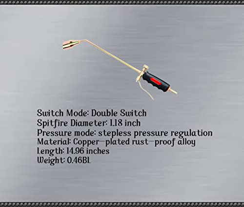 A Propane Torch Can Be Used For A Variety Of Purposes, Such As Melting Ice, Welding. It Has A 4-Foot-Long Hose, And It Can Also Be Used As A Torch Kit For A Fireplace And Burning Charcoal. #TOP1