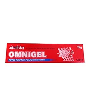 Omnigel 75 Grams Pain Relief Gel (Pack of 5)
