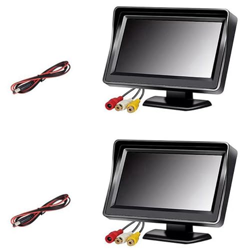 Kit caméra de recul 4.3 pouces LCD écran TFT étanche et moniteur de vision nocturne auto