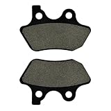 Motorcycle Rear Brake Pads Compatible With Harlry Springer Softail 2004 2005 XLH883 2000 2001 2002 2003 Sportster 2000 2001 2002 2003 Universal Fit Aftermarket Replacement