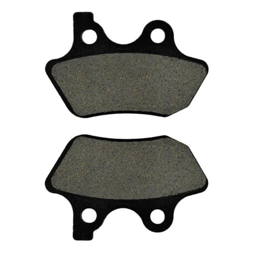 Motorcycle Rear Brake Pads Compatible With Harlry Springer Softail 2004 2005 XLH883 2000 2001 2002 2003 Sportster 2000 2001 2002 2003 Universal Fit Aftermarket Replacement