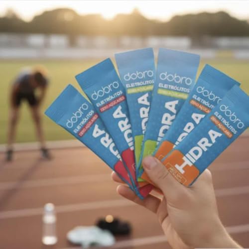 Hidra Eletrólitos Zero Açúcar, Kit com 6 Sachês, Sabores Variados...