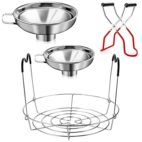 Juego de conservas de 4 piezas para llenar y elevar tarros calientes de forma segura y limpia
