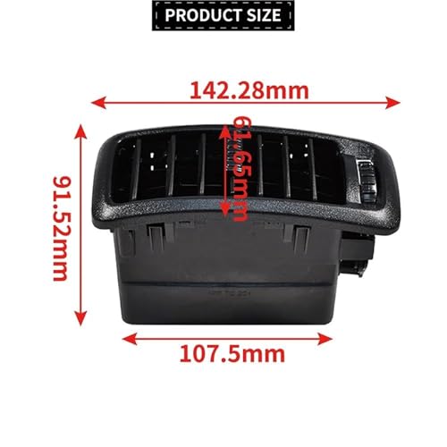 Ventilación de aire acondicionado de salpicadero para Trafic II 2001 a 2015 climatización coche 5