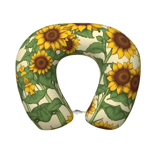 Almohada cuello U espuma viscoelástica 25 cm x 30 cm miniatura 1