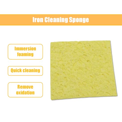 Image of 20-Pack Soldering Iron Cleaning Sponge, 2.4 inch x 2.4 inch Square High Temperature Sponges for Welding Clean Pads