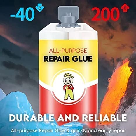 All-Purpose Repair Glue, Metal Repair Glue Paste Magic Welding Glue, Ab Glue Waterproof Sealant For Repairing All Surfaces Welding Steel, Aluminum, And Diy Craft (1Pcs) #TOP2