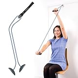 SelfCareCentral Shoulder Pulley for Physical Therapy | Over-The-Door Pulley System for Shoulder Rehab | Shoulder Exercise Equipment