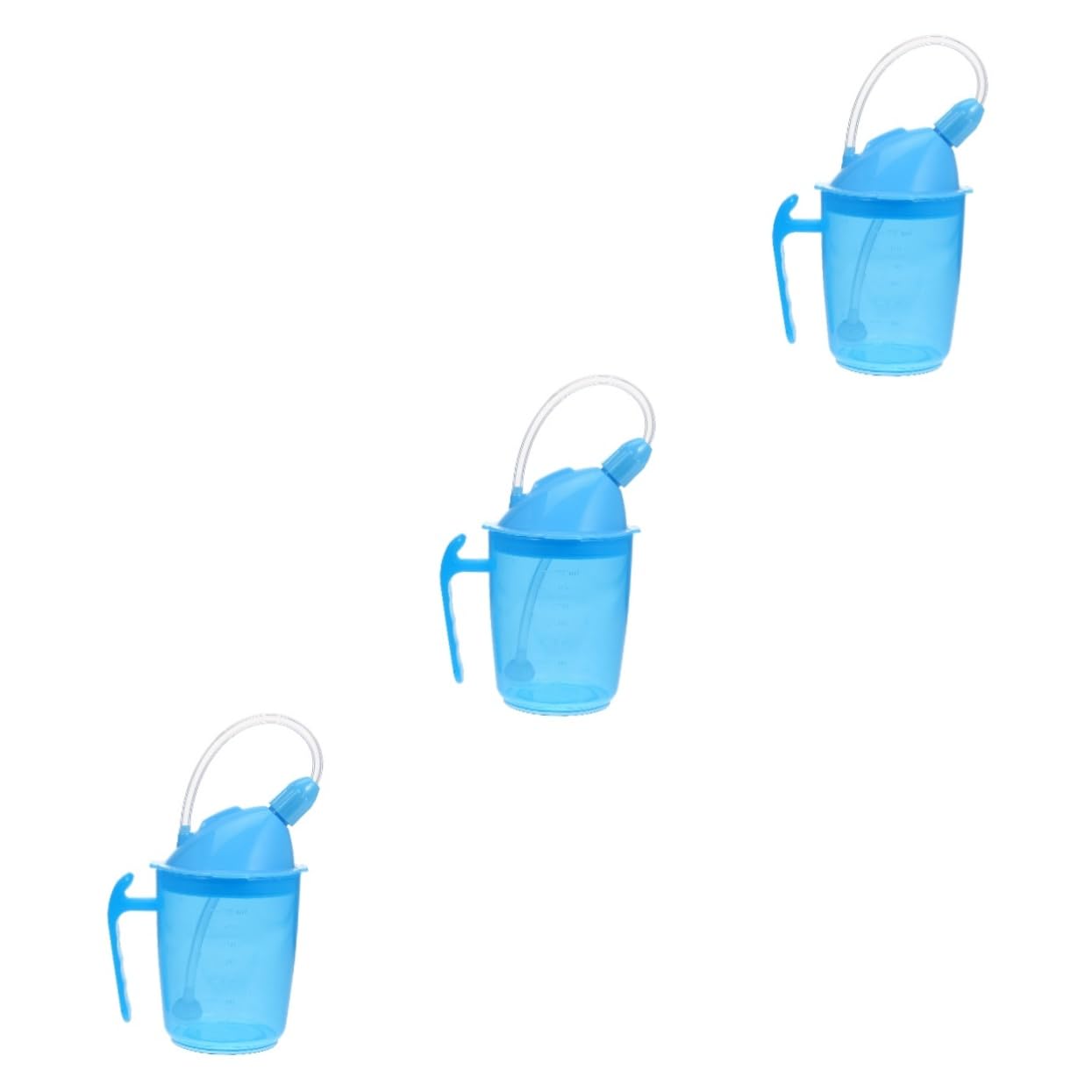 Healeved 3piezas Taza De Agua Para Pacientes Convalecientes Diseño Antigoteo y Asa Para Mayores Vaso Ergonómico Para Cuidado De Ancianos y Enfermos Casa Fácil De Usar y Transportar