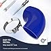 Endure 90 Degree Elbow Coupler Silicone Hose 4-Ply, 4-Inch(102mm), Couplers for High Performance Vehicles, Intake Piping, Length(102mm), Thickness (5mm), Automotive Silicone Hose - Blue