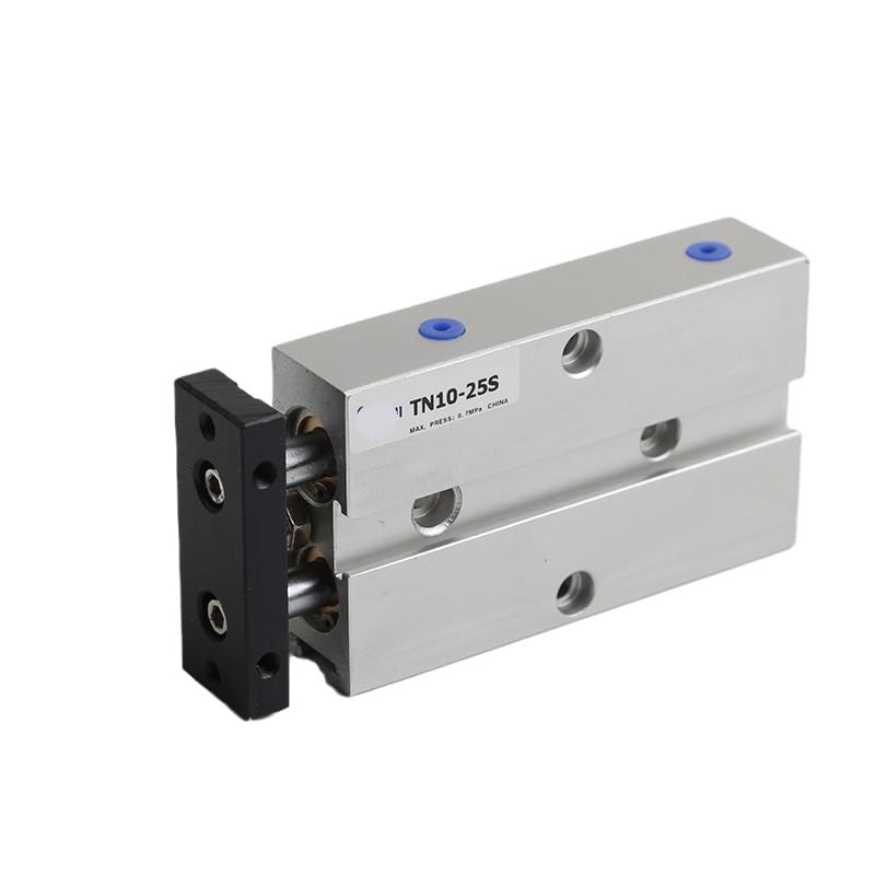 Vérin pneumatique double tige TN10x15 pour intégration en espace restreint
