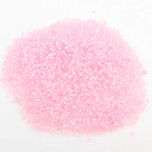Perlin 6500 Pieces Glass Pink 2 mm Round Pony Seed Beads, Yellow,Blue,White,Green,Pink,Black,Purple, 1,8 mm ~ 2 mm - Image 2
