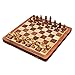 RoyalChessMall-14 Large Rosewood & Maple Wooden Inlaid Magnetic Chess Set Board for Travel
