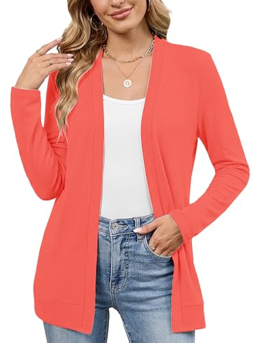 Image of Heymoments Cardigan for Women Long Sleeve Lightweight Sweaters