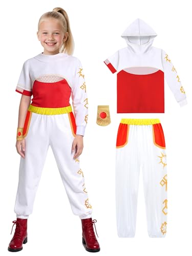 CBLDZZ Zombies Outfit for Girls Daywalker Shirt and Pants Set