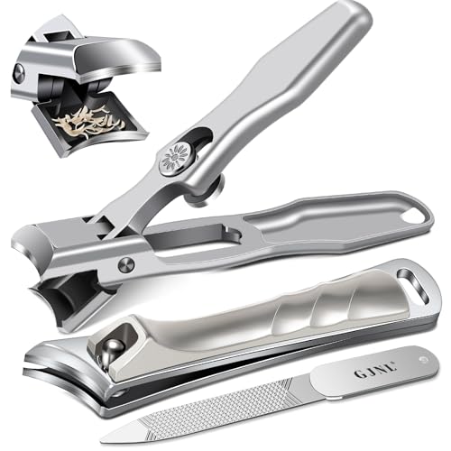 German Nail Clippers for Men, 2026 Upgraded Ultra Sharp Stainless Steel Edgy Nail Clipper for Thick