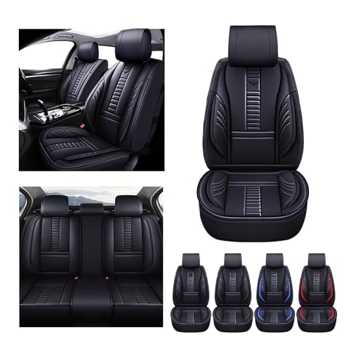 Niscarda Waterproof Car Seat Cover for Dodge Ram 3500 2022, Automotive Seat Cover Accessories Anti-Slip & Wear-Resistant 3D Protection(Full Set/All Black)