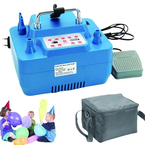 Gonfleur de ballons double trou 800W à temps réglable pour fête