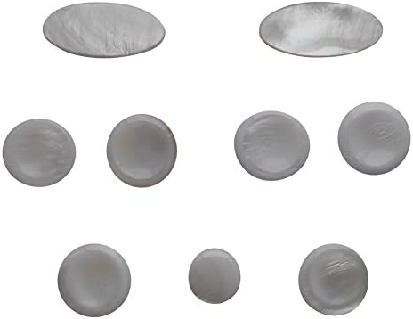 Alto Tenor Saxophone Real Mother Of Pearls Key Buttons(pack of 2 sets)