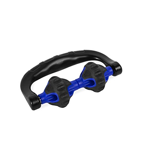 CAP Barbell Double-Sided Curved Handheld Massage Roller, Black, (HHG-020C)